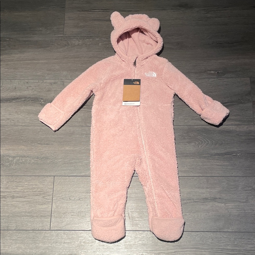 The North Face Soft Pink Kids Footie